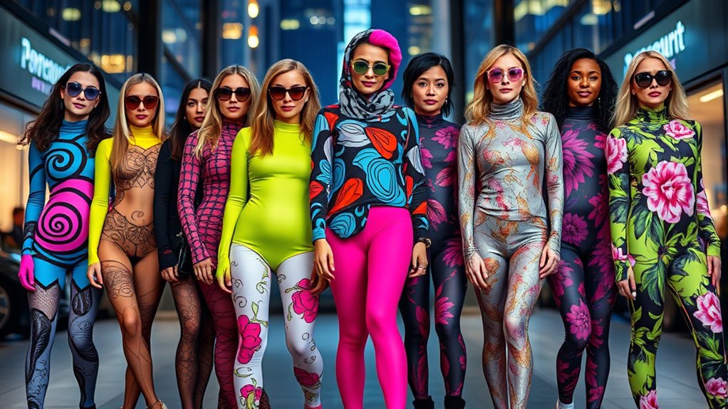 bold colorful geometric patterns
