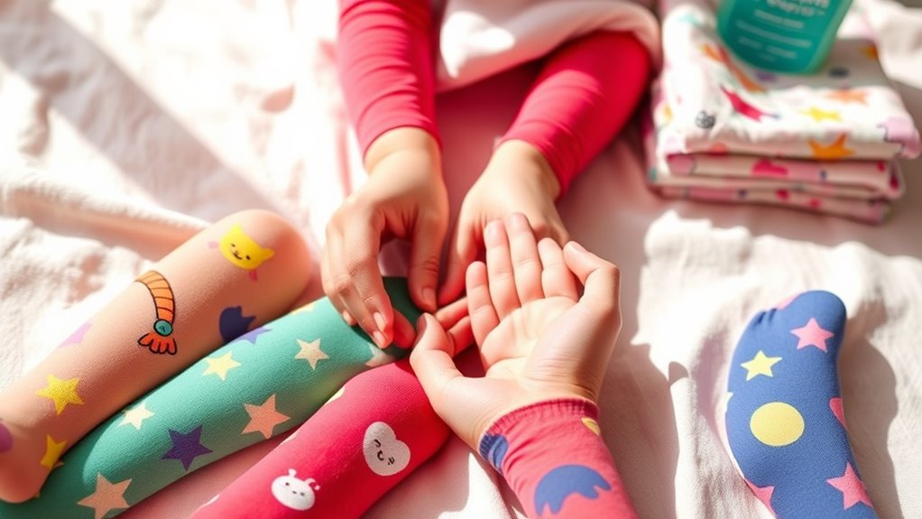 careful washing prolongs tights