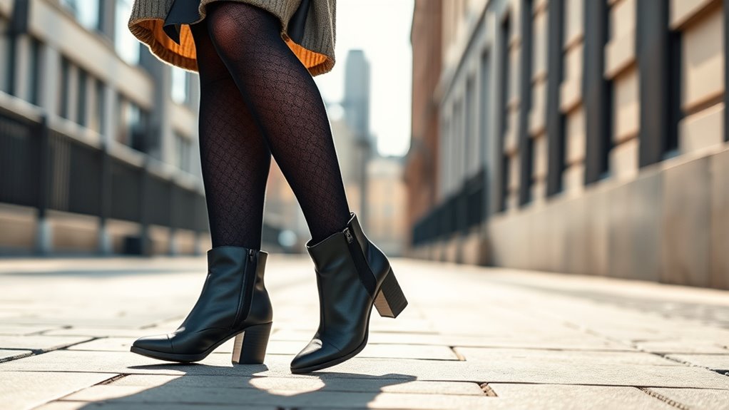casual ankle boot styling
