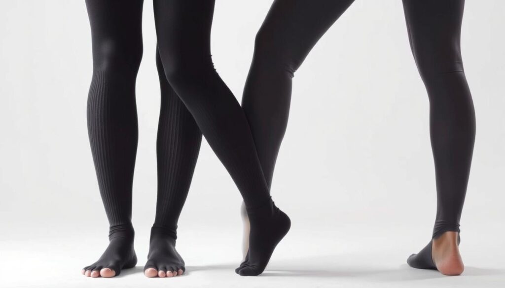 compression tights vs leggings