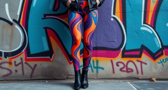 confidently style bright tights