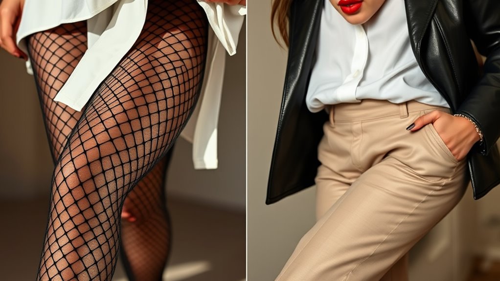 day to night fishnet transformation