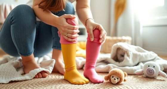 gentle tights putting technique