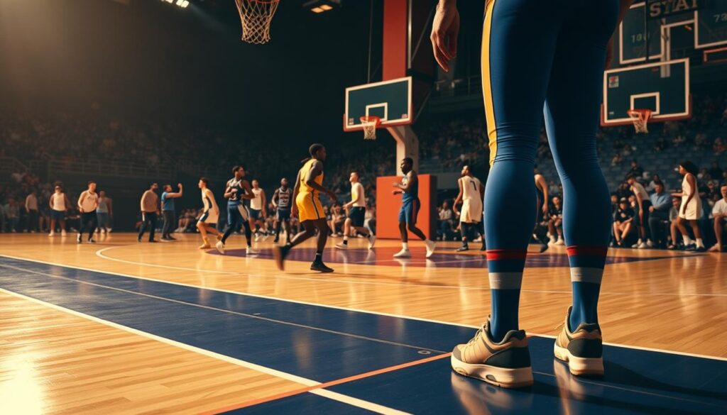 history of tights in basketball