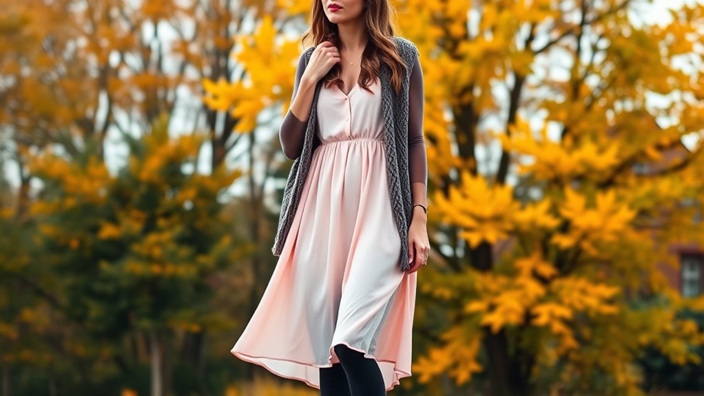 layered summer dress styling