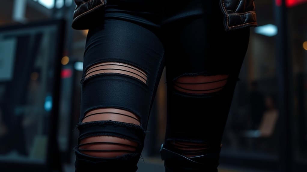 layered tights elevate jeans