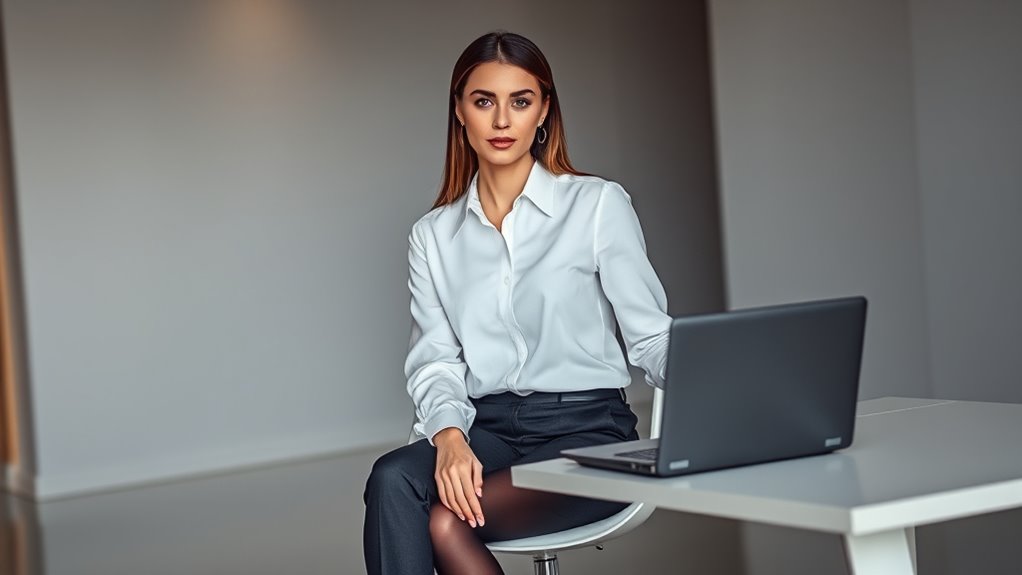modern stylish office attire