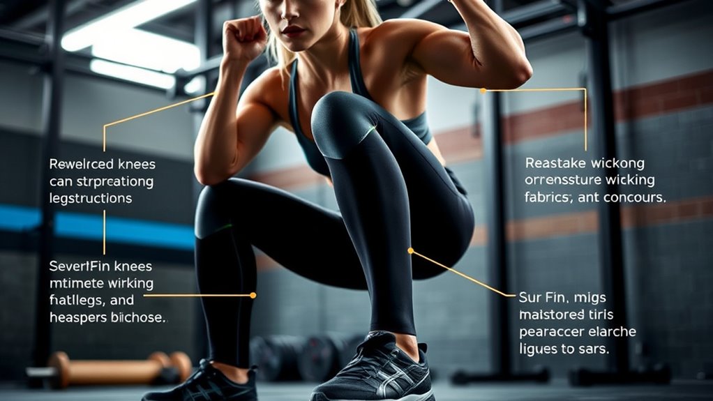 moisture wicking durable supportive gear