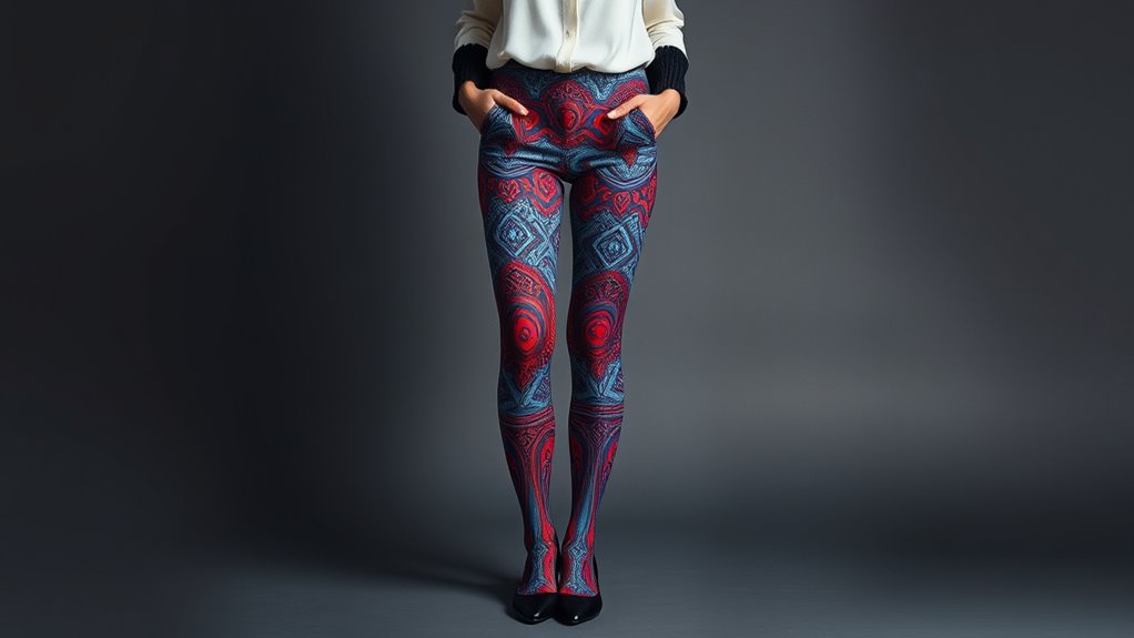 pair bold tights simply