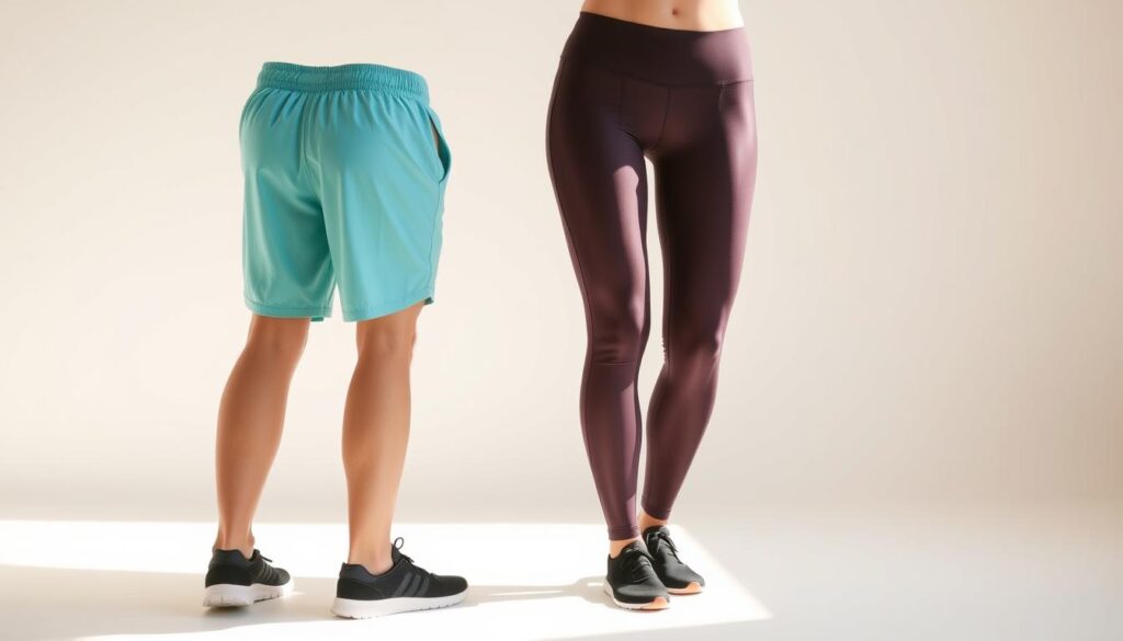 shorts vs. tights for running