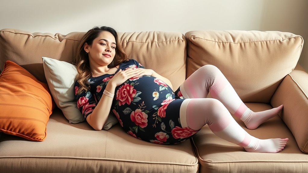 stylish supportive pregnancy tights