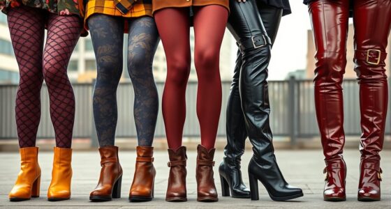 tights and boot styling