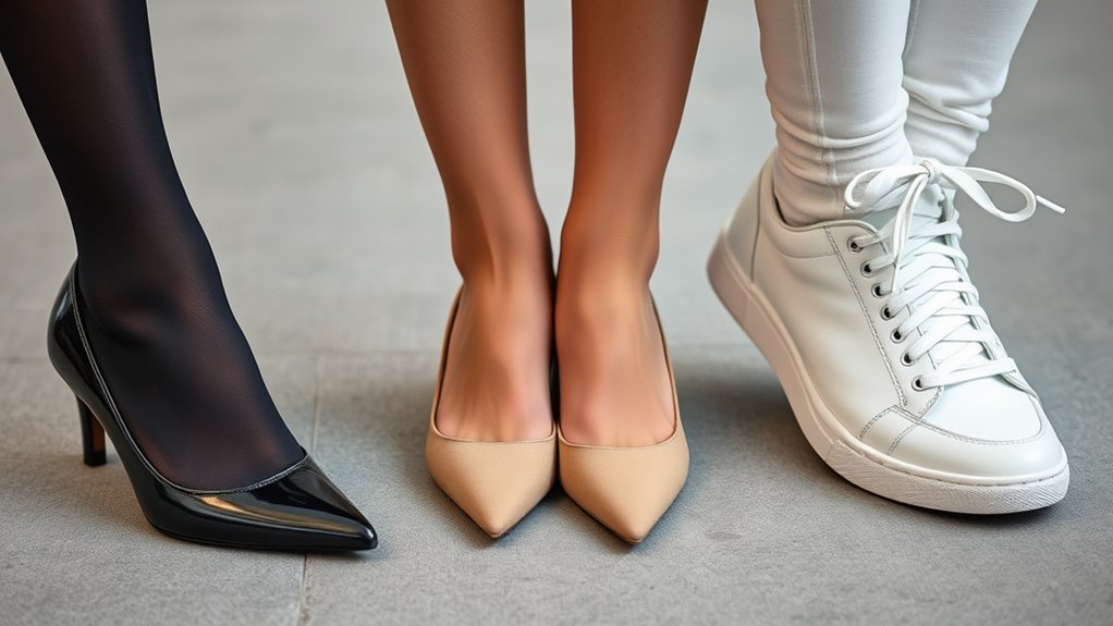 tights and shoe pairing