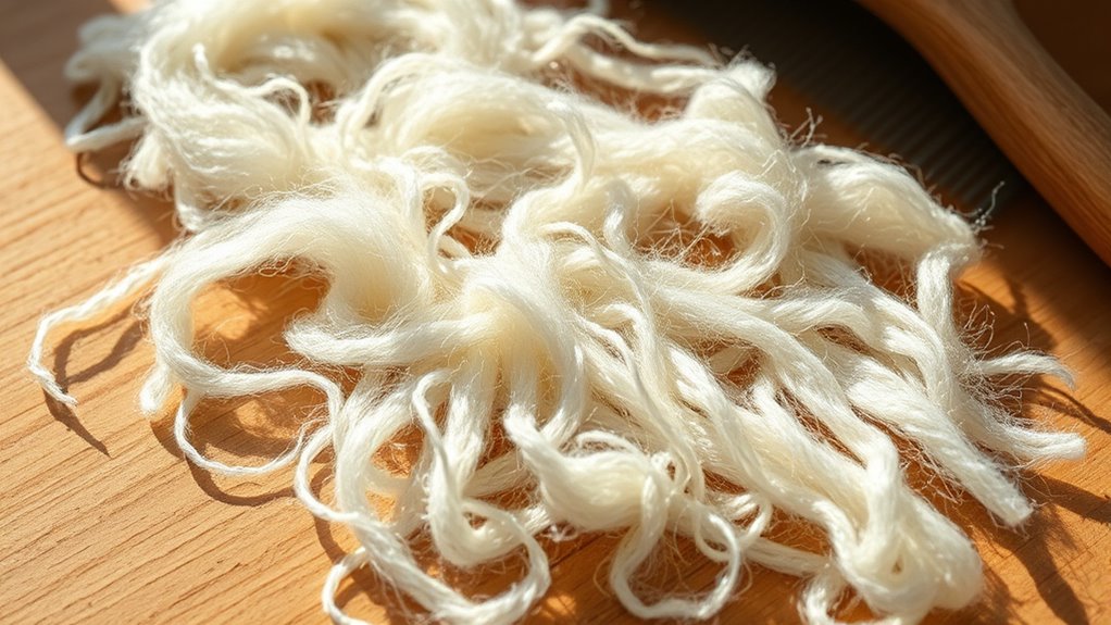 align straighten prepare fibers
