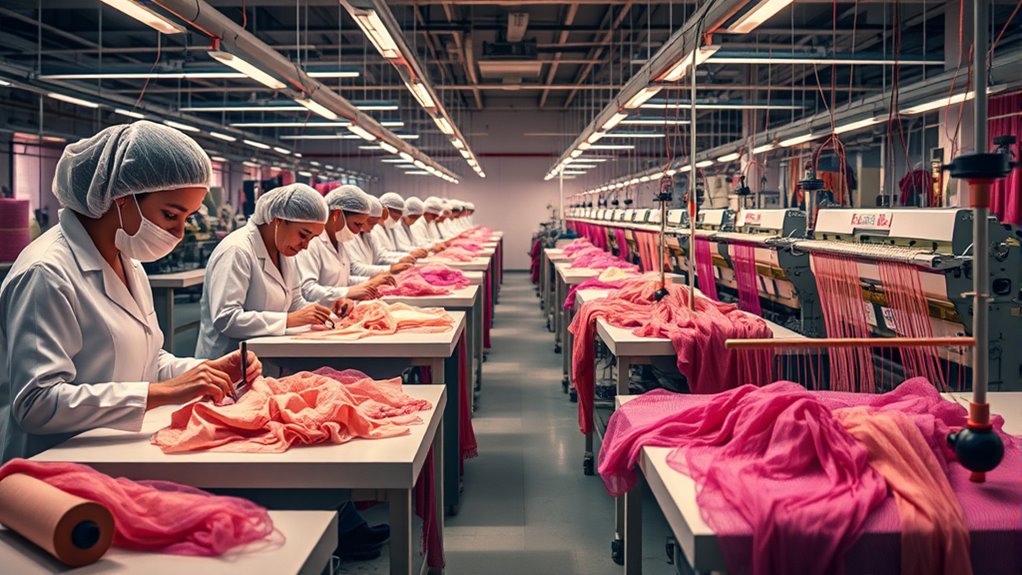 artisans crafting sustainable tights