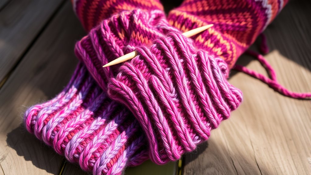 choose stretchy textured yarn