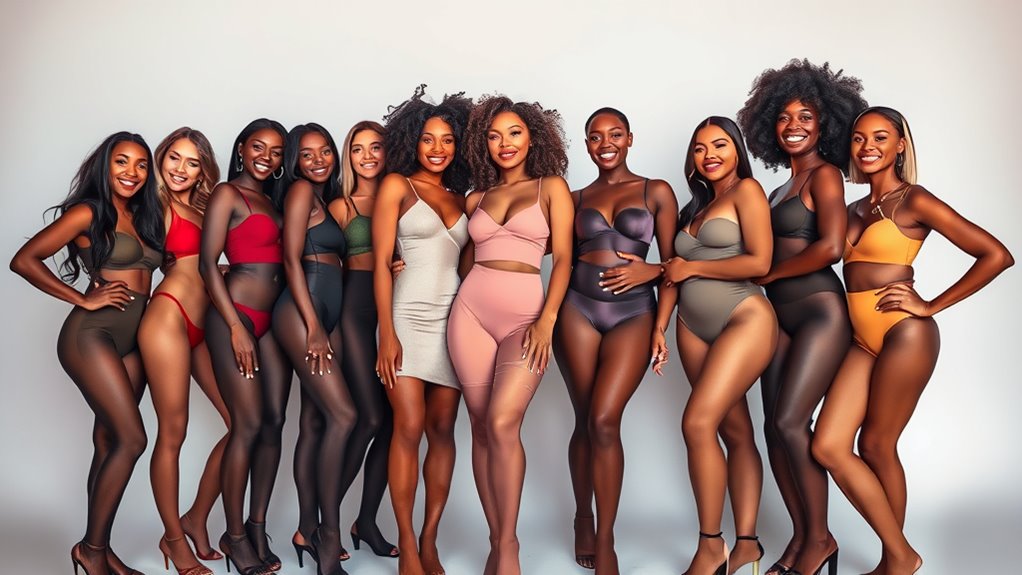 diverse models promote authentic beauty