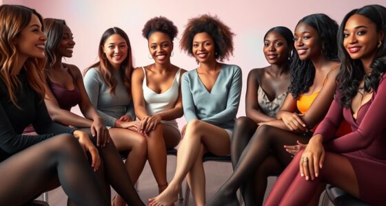 diverse skin tone hosiery