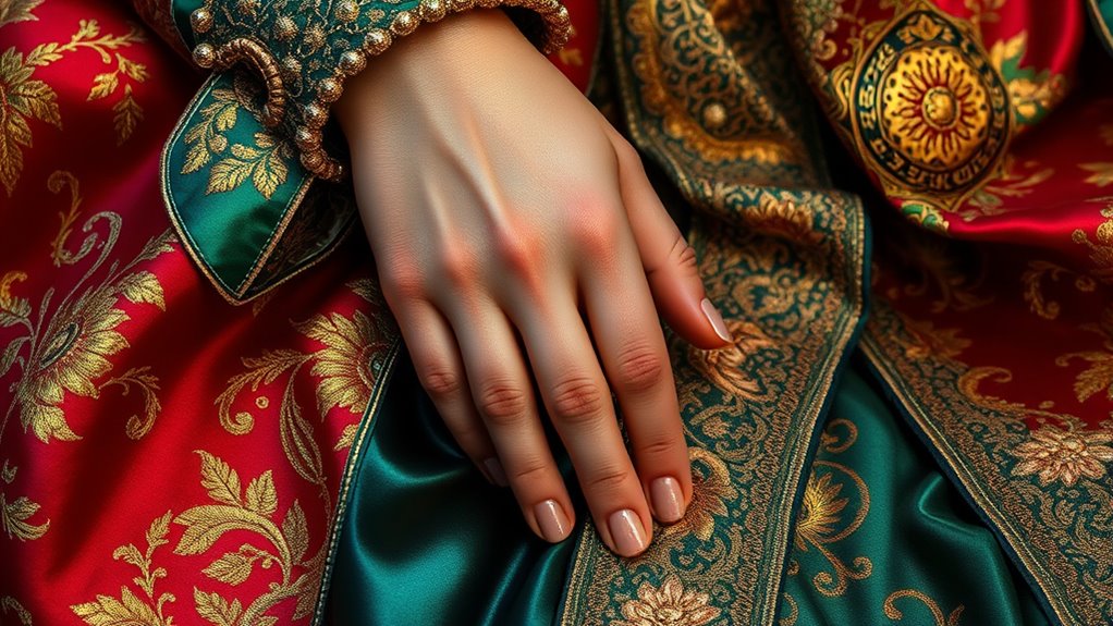 eastern inspired luxurious silk stockings