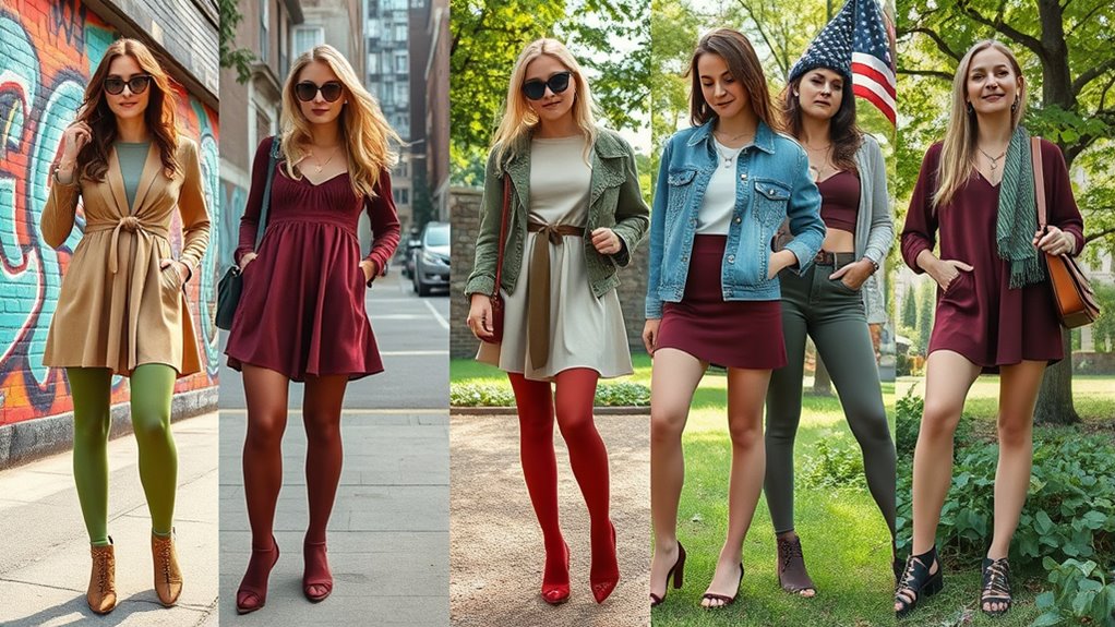 eco friendly tights styling