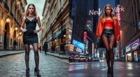 fashion styles in hosiery