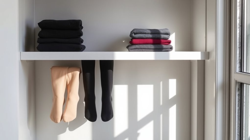 five tights capsule wardrobe