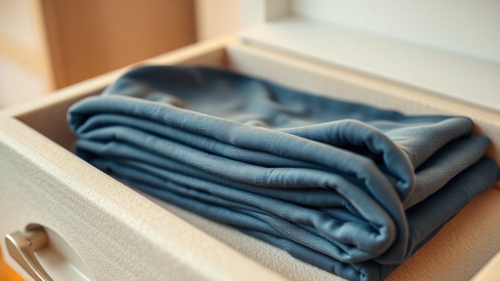 fold with gentle care