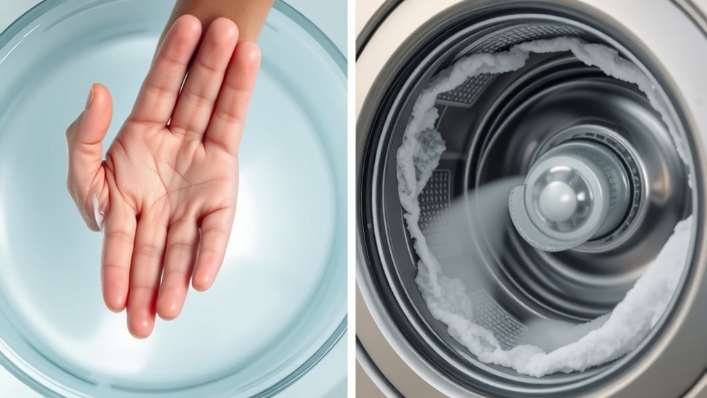 gentle hand wash preserves elasticity