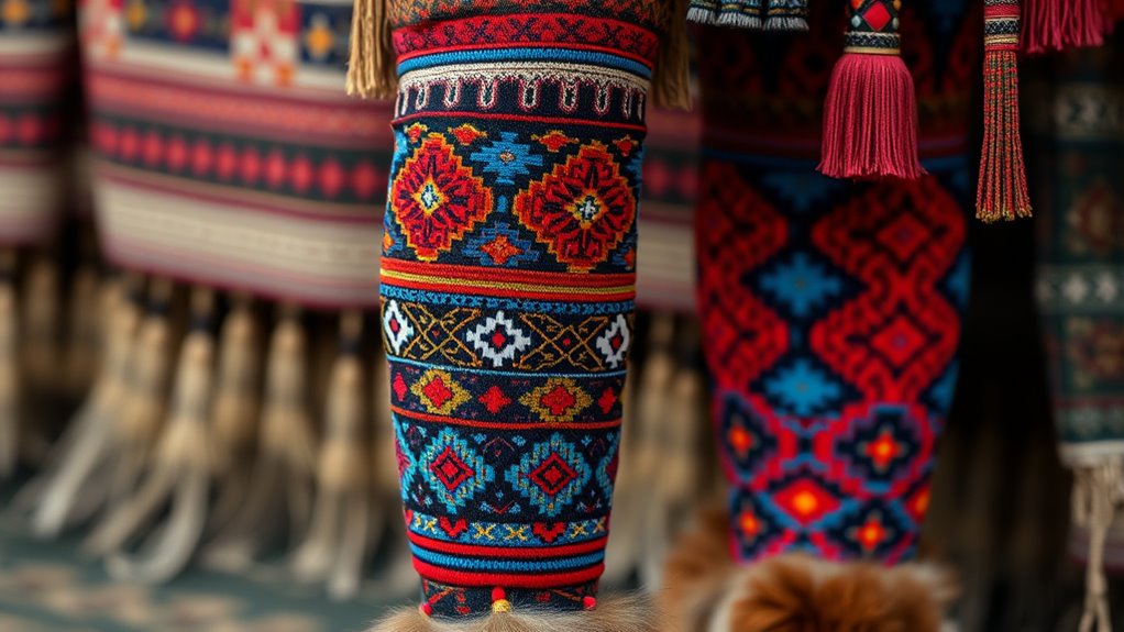 heritage inspired embellished leggings