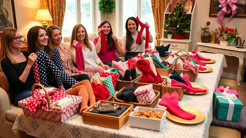 host a trendy hosiery swap