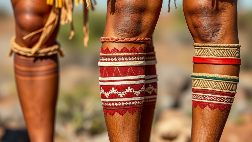 leg accessories symbolize cultural identity