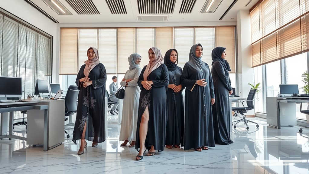 modest traditional professional attire