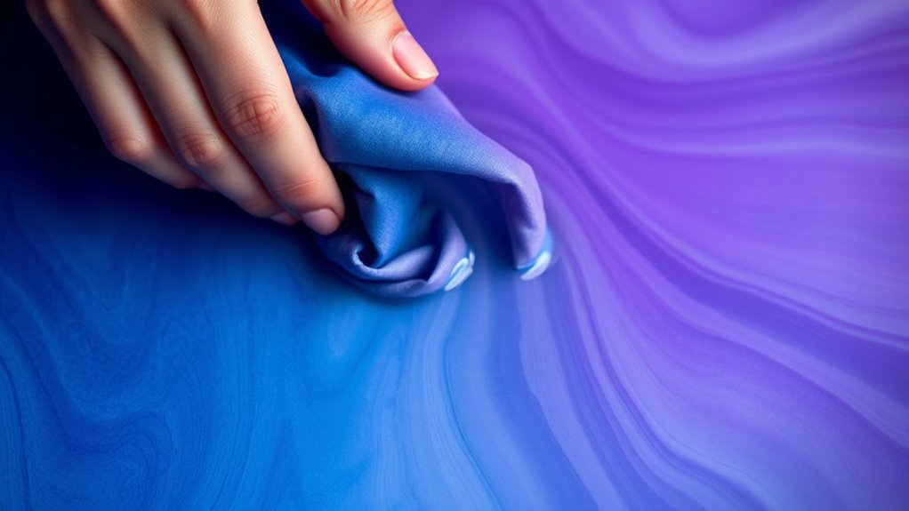 nylon dyeing ombre technique