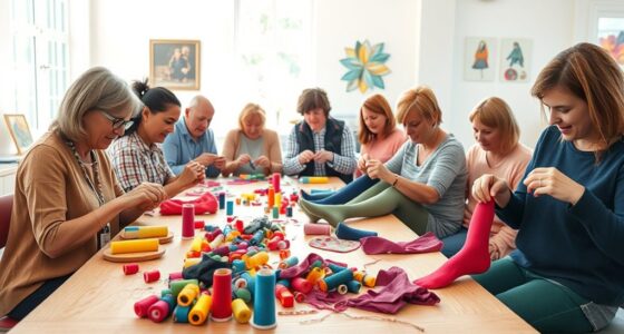 organize local tights repair workshop
