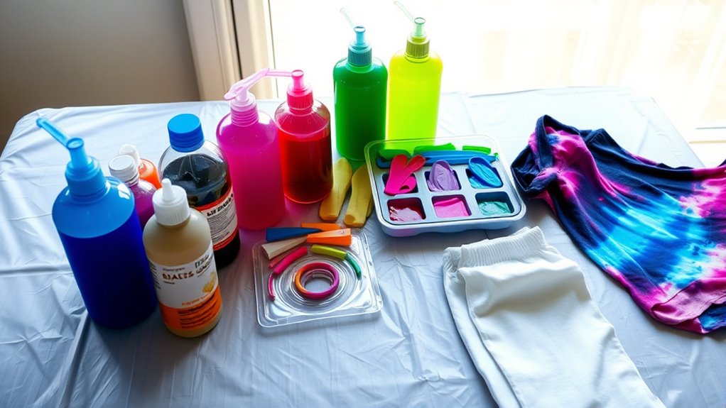 prepare workspace and supplies