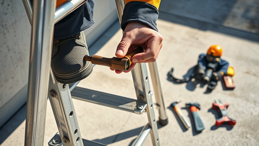 regular ladder inspection and maintenance