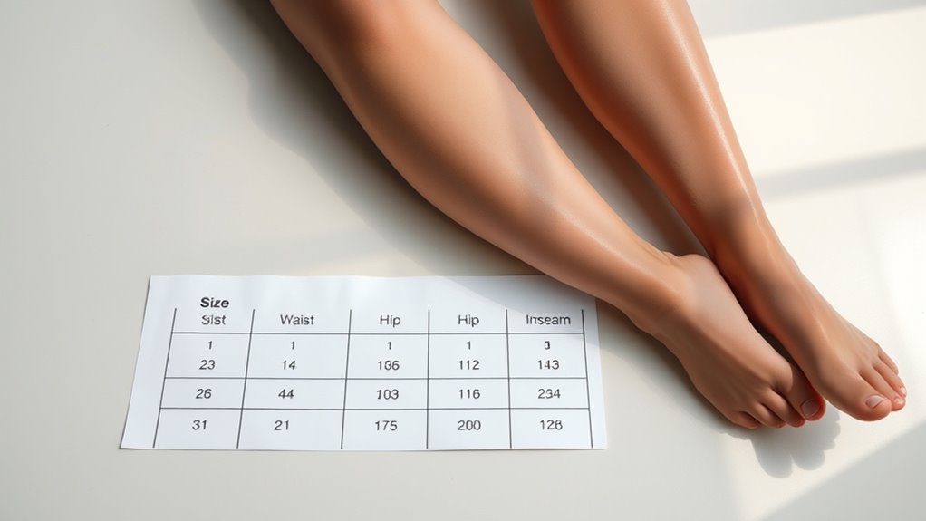 select flattering body shaped tights