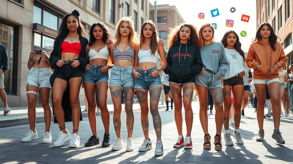 social media promotes no pants