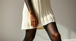 balancing tights and dresses