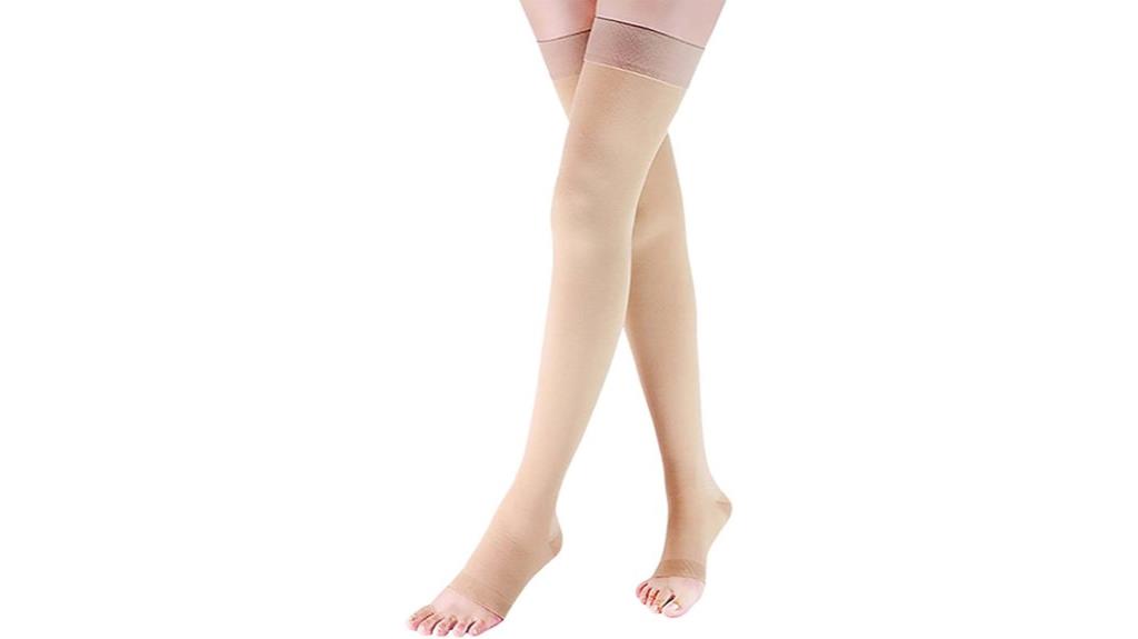 beige xl compression stockings