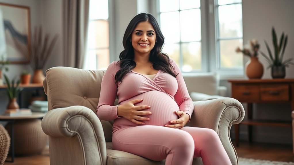 comfortable maternity tights selection