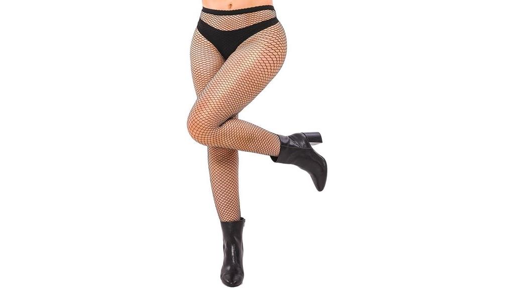 curvy fishnet stockings