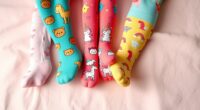 cute cartoon print kids tights