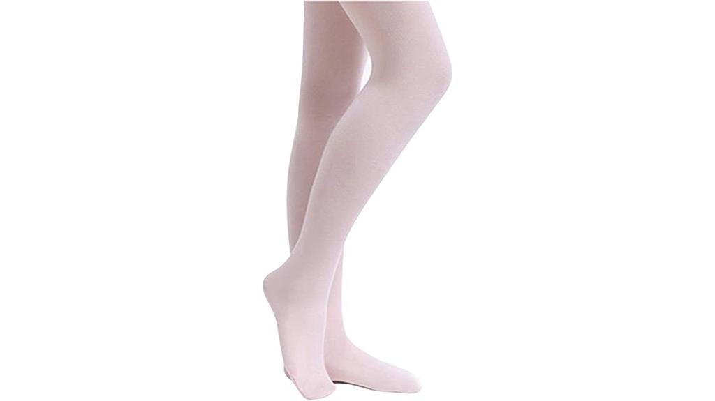 dance tights with footed design