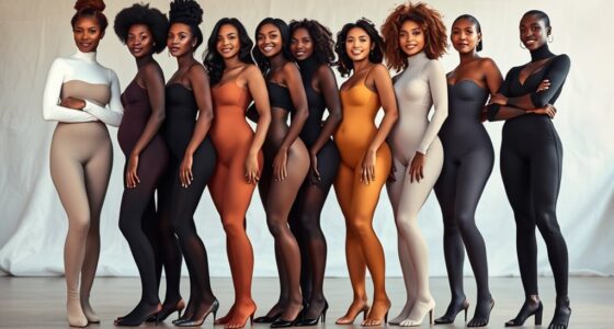 diverse skin tone tights