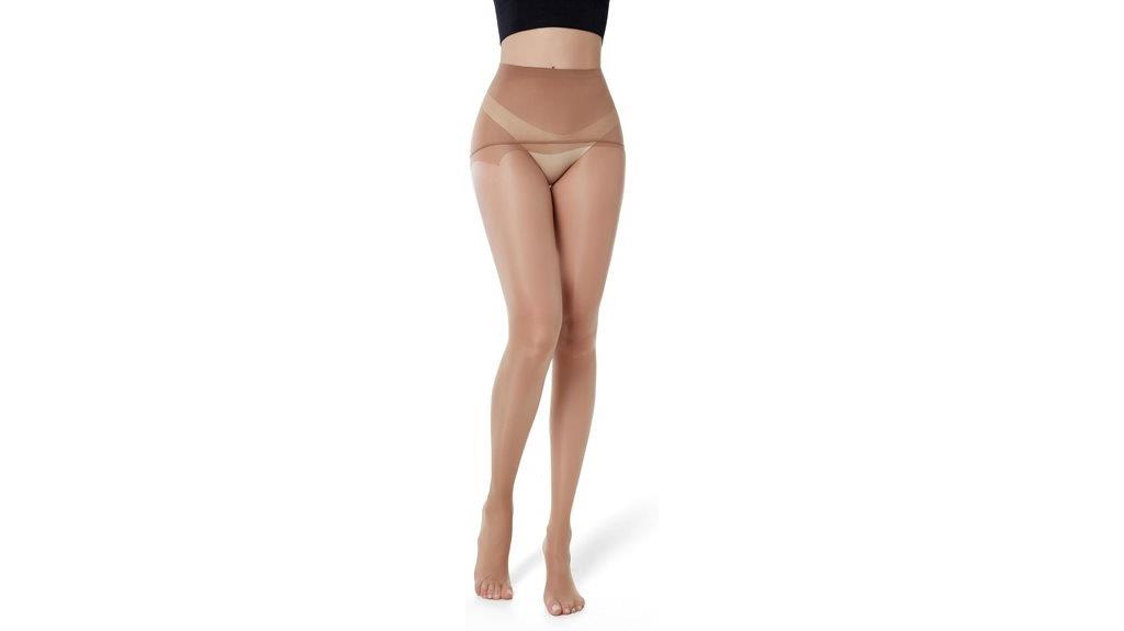 elegant smooth silk stockings