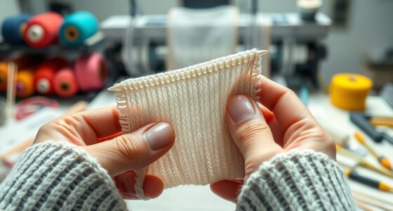 fiber thickness and stitch density