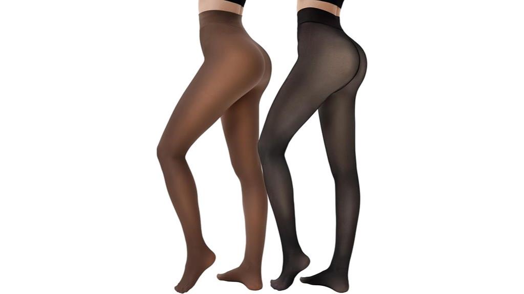 fleece lined women s tights