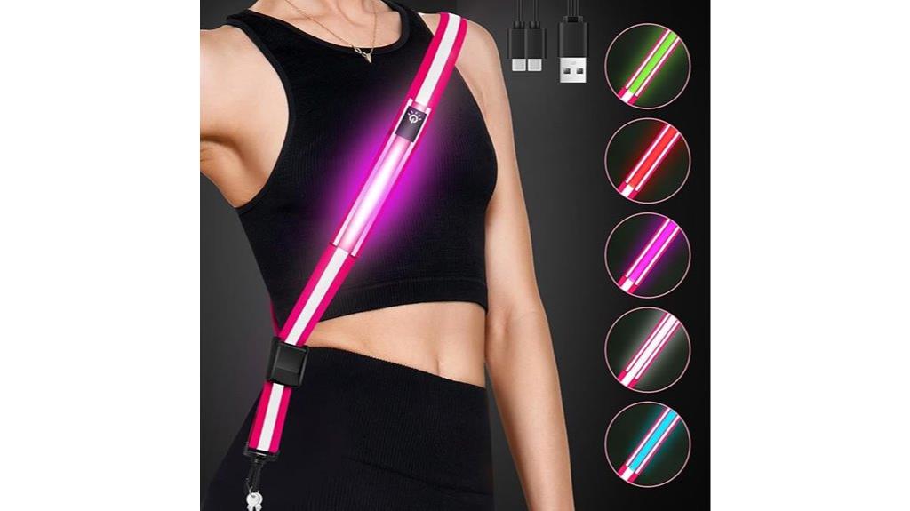 led safety belt