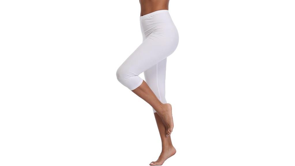 lightweight soft capri leggings